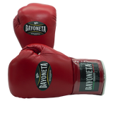 Bayoneta Premium MX - Guantes de Pelo de Caballo - Rojo/ Blanco