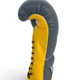 Bayoneta Premium Multilayer Horse Hair Gloves - Gray/ Yellow