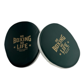 No Boxing No Life Precision Mitts - White/ Red/ Green