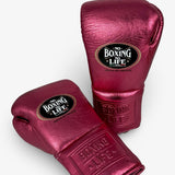 No Boxing No Life Fight Gloves  - Metallic Pink