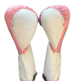 No Boxing No Life Guantes de Pelea - Rosa/ Blanco