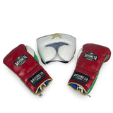 Sparring set - Multilayer - CA logo - Red/ White/ Metallic Green/ Metallic Gold