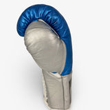 Bayoneta MX Horse Hair Gloves - Metallic Blue/ Metallic Silver