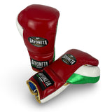 Bayoneta Premium Multilayer Horse Hair Gloves - Red/ White/ Metallic Green/ Metallic Gold