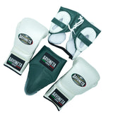 Full Sparring Set - Pearl White/ Pine Green