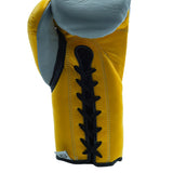 Bayoneta Premium PuLat Horse Hair Gloves - Gray/ Yellow/ Black