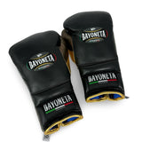 Bayoneta Premium Multilayer Horse Hair Gloves - Black/ Metallic Gold/ Metallic Cedar Brown