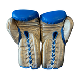 Bayoneta Premium Multilayer Horse Hair Gloves - Royal Blue/ Rose Gold