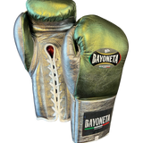 Bayoneta Premium PuLat Horse Hair Gloves - Metallic Algae/ Metallic Onyx