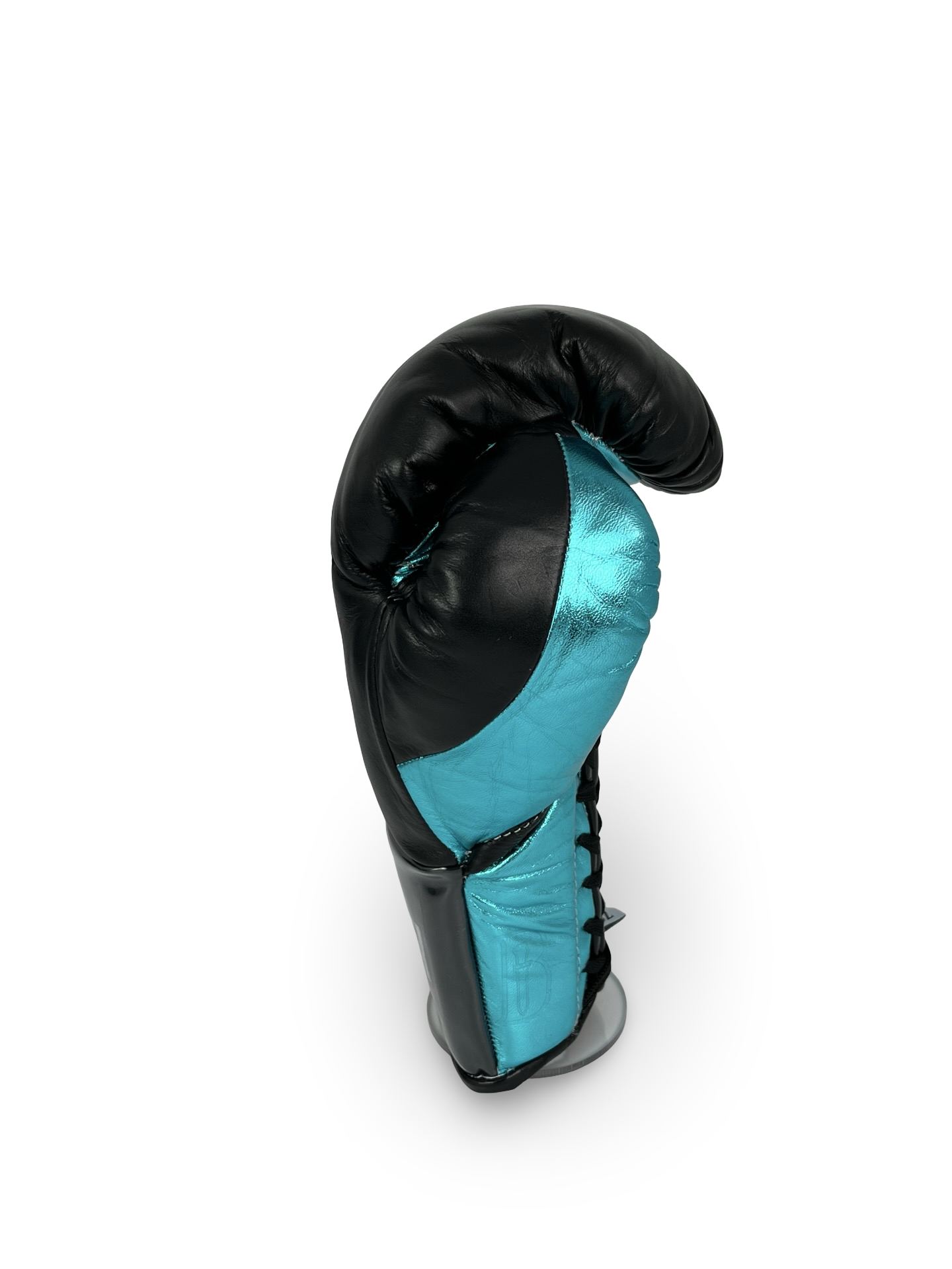 Bayoneta MX Horse Hair Fight Gloves - Black/ Metallic Aqua