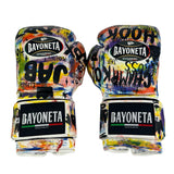 Bayoneta Premium PuLat Horse Hair Gloves - Exclusive Custom Pop Art “Boxing” Hand Painted - White