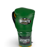 Bayoneta Premium PuLat Horse Hair Gloves - Green/ Black/ Yellow