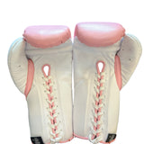 No Boxing No Life Guantes de Pelea - Rosa/ Blanco