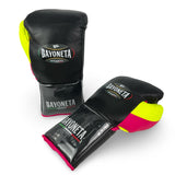 Bayoneta Premium PuLat Horse Hair Gloves - Black/ Neon Pink/ Neon Yellow
