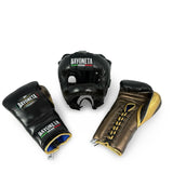 Sparring Set - Black/ Metallic Gold/ Metallic Cedar Brown