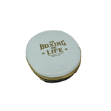No Boxing No Life Precision Mitts - Metallic Gold/ White