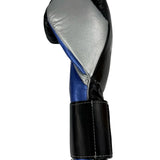 Bayoneta Premium Multilayer Horse Hair Gloves - Black/ Metallic Royal Blue/ Silver