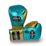 Bayoneta Premium MX - Guantes de Pelo de Caballo - Aqua Metálico