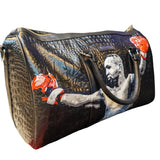 Bayoneta Bolso Deportivo  - Mini - Exclusivo "Banderas USA - MX" Pintado a Mano - Negro
