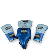 Full Sparring Set - Icy Blue/ Metallic Blue