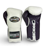 Bayoneta Premium PuLat Horse Hair Gloves - White/ Purple