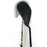 No Boxing No Life Training Gloves - White/ Metallic Black