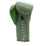 Bayoneta Premium PuLat Horse Hair Gloves - Cream/ Metallic Apple Green