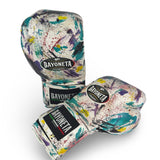 Bayoneta PuLat Gloves - Exclusive Custom “Color Riot” Hand Painted - White