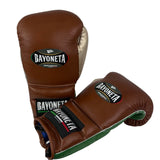 Bayoneta PuLat Gloves - Brown/ Green/ Rose Gold
