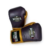 Bayoneta MX Latex Fight Gloves -  Purple/ Caramel Gold