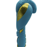 Bayoneta Premium Guantes Multicapa + HH - Azul Cielo/ Dorado Metálico