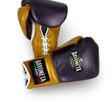 Bayoneta MX Latex Gloves - Purple/ Caramel Gold
