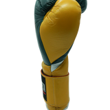 Bayoneta MX Horse Hair Gloves - Pine Green/ Caramel Gold