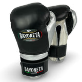 Bayoneta Premium Multilayer Horse Hair Gloves - Black/ Metallic Silver/ Pearl White
