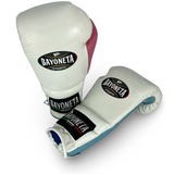 Bayoneta MX Latex Gloves - White/ Sky Blue/ Baby Pink