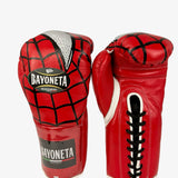 Bayoneta Premium PuLat Horse Hair Gloves - Exclusive Custom “Spiderman Original” Hand Painted - Red