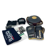 Fight Training Bundle - Space Cadet Blue/ Metallic Cedar Brown/ Metallic Gold