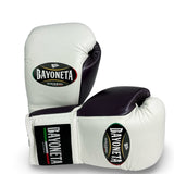 Bayoneta MX Latex Fight Gloves - White/ Purple