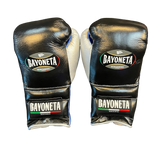 Bayoneta Premium Multilayer Horse Hair Gloves - Black/ Metallic Royal Blue/ Silver