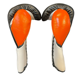 No Boxing No Life Training Gloves - Black/ White/ Orange