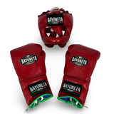 Sparring set - Red/ Metallic Green