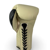 No Boxing No Life Training Gloves - Cream/ Pine Green/ Black/ Metallic Rose Gold