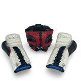 Sparring Set - White/ Black/ Dark Red Wine