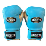 Bayoneta Premium Multilayer Horse Hair Gloves - Sky Blue/ Rose Gold