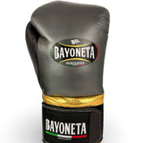 Bayoneta Premium PuLat Horse Hair Gloves - Grey Oxford/ Metallic Gold/ Black