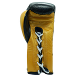 Bayoneta Premium MX - Guantes de Pelo de Caballo - Negro/ Dorado Caramelo