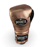 Bayoneta Premium Multilayer Horse Hair Gloves - Metallic Rose Gold/ Black