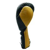 Bayoneta Premium MX - Guantes de Pelo de Caballo - Negro/ Dorado Caramelo