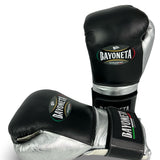 Bayoneta Premium Multilayer Horse Hair Gloves - Black/ Metallic Silver/ Pearl White