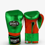Bayoneta Premium Multicapa  + HH - Verde Metálico/ Naranja/ Blanco